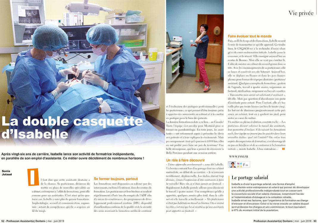 Profession Assistante Dentaire